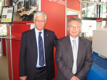Giulio Tandura (left) with Claudio Gualandris